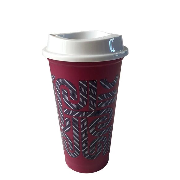 Starbucks 2013 Holiday Abstract Reusable Coffee Cup New - Picture 2 of 8